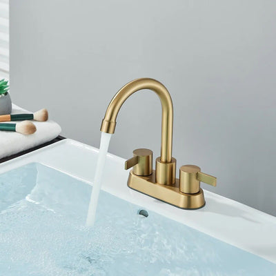 Bathroom Sink Faucet Dual Handle