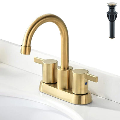 Bathroom Sink Faucet Dual Handle