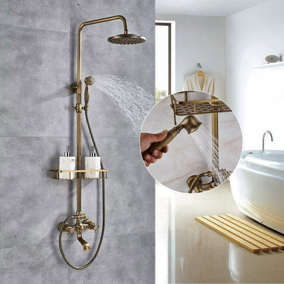 Antique Brass Shower Fixtures