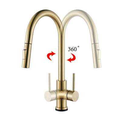 Kitchen Sink Faucet Pull Down Sprayer