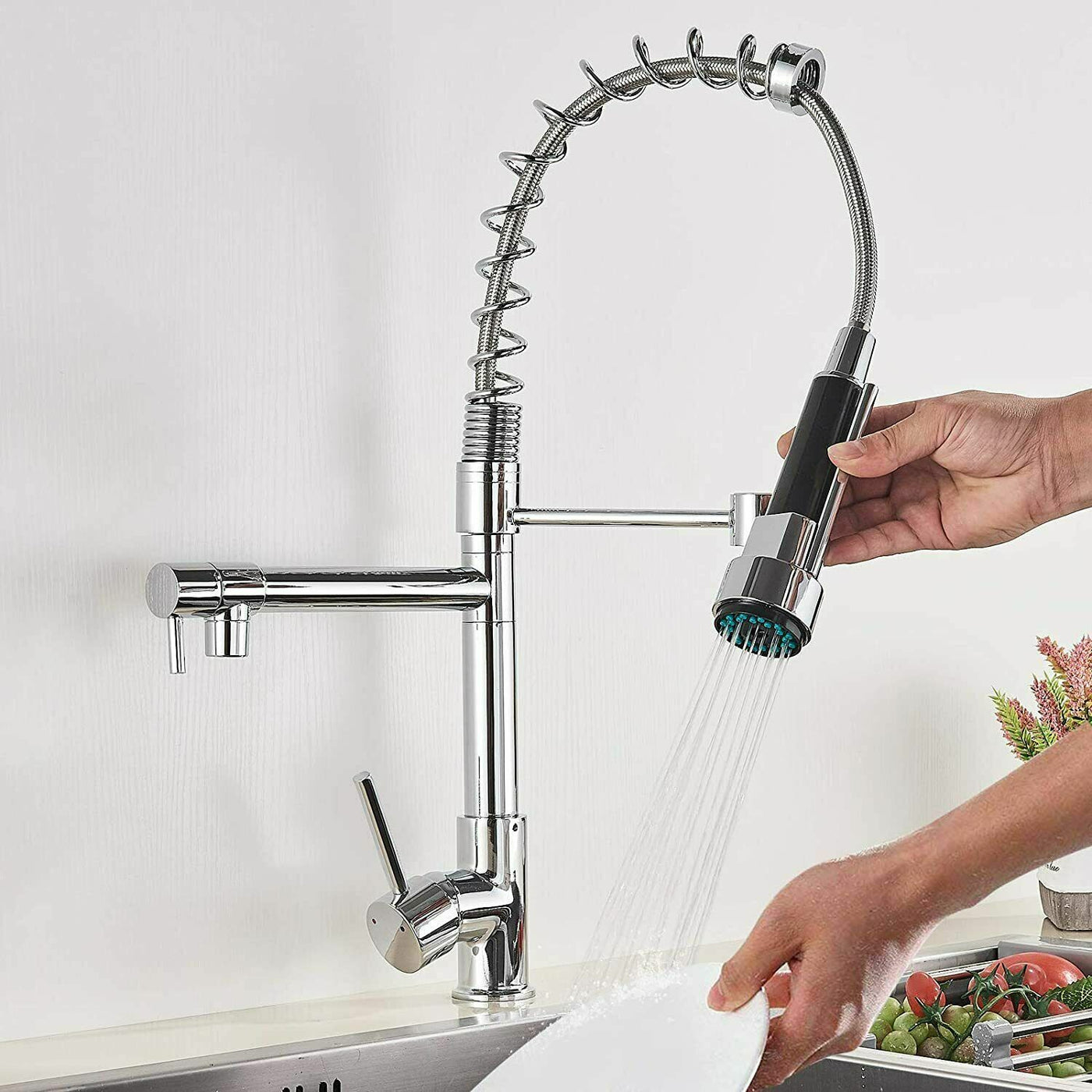 Pull Down Kitchen Faucet