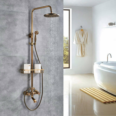 Antique Brass Shower Fixtures