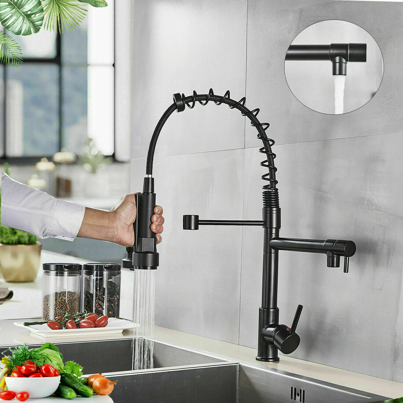 Pull Down Kitchen Sink Faucet