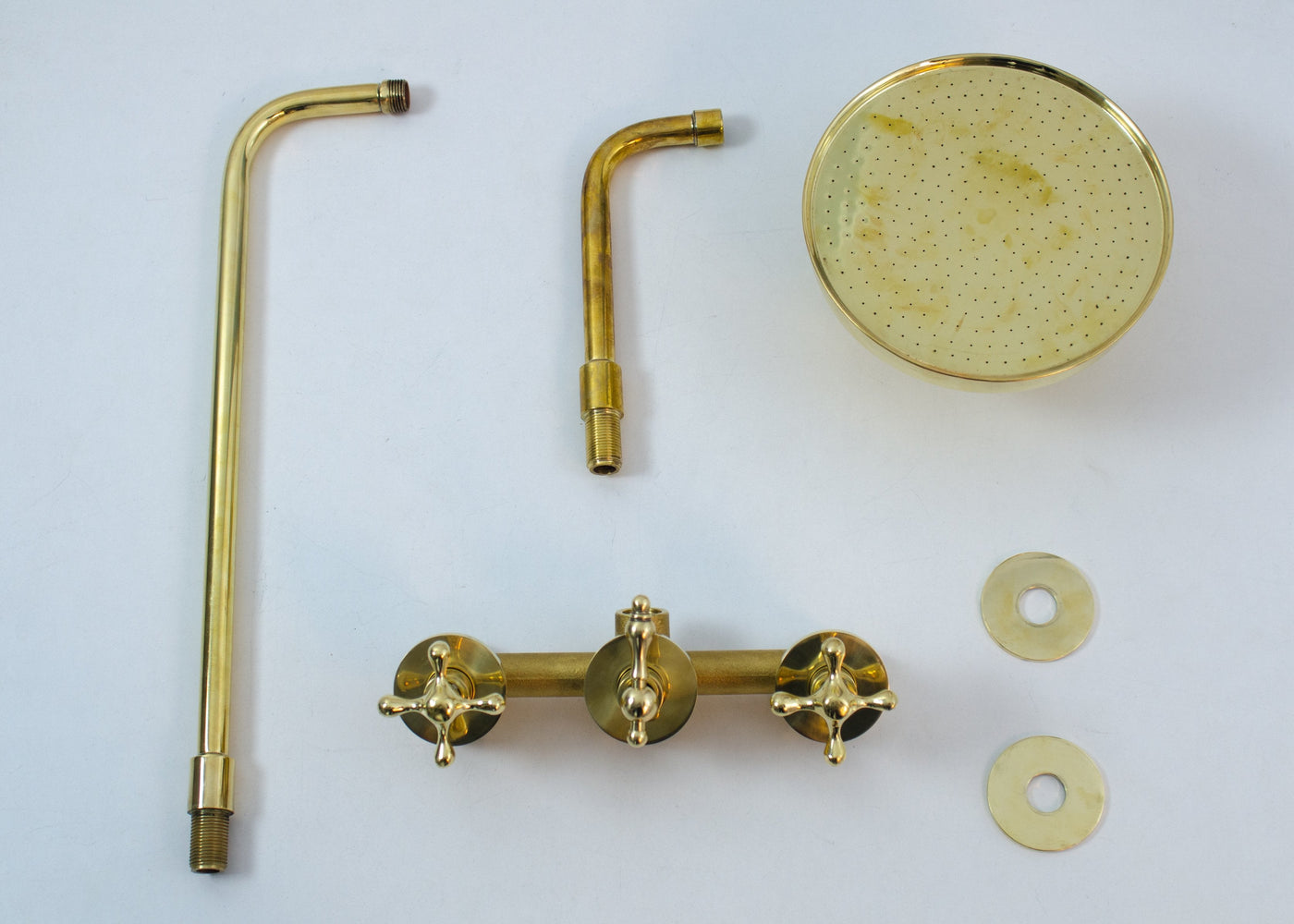 Antique Brass Shower Fixtures