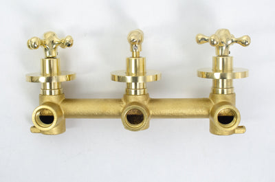 Antique Brass Shower Fixtures