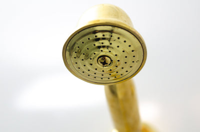 Unlacquered Brass Shower  Rain Shower Set