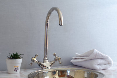 Single Hole Bathroom Faucet Polished Nickel