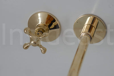 Unlacquered Brass Bathroom Faucet