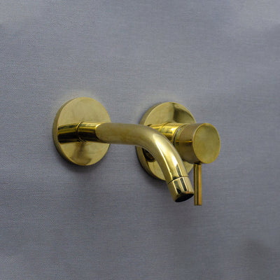 Unlacquered Brass Bathroom Faucet