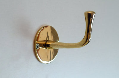 Towel Holder Unlacquered Brass