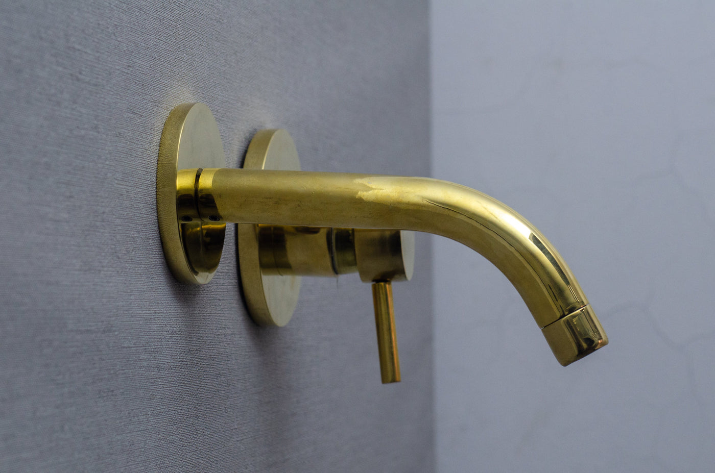 Unlacquered Brass Bathroom Faucet